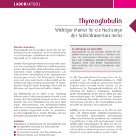 Thyreoglobulin. Wichtiger Marker für die Nachsorge des Schilddrüsenkarzinoms